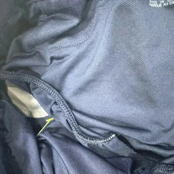 Nike men’s Dri fit shorts navy, lined, side & zip pockets sz medium - Picture 7 of 14